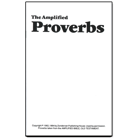 Amplified Proverbs